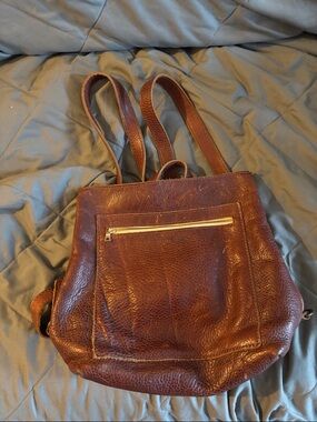 Portland Leather Goods Backpack Tote - Classic Everyday Bag